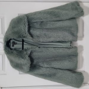 TOPSHOP Fur Jacket